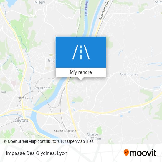 Impasse Des Glycines plan