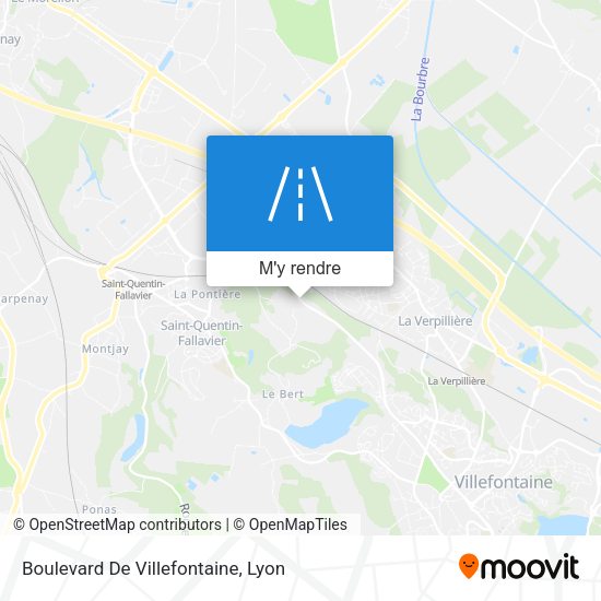 Boulevard De Villefontaine plan