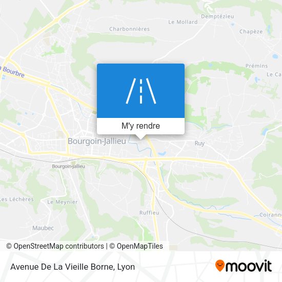 Avenue De La Vieille Borne plan