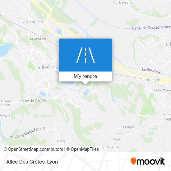 Allée Des Crêtes plan