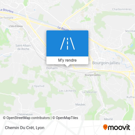 Chemin Du Crêt plan
