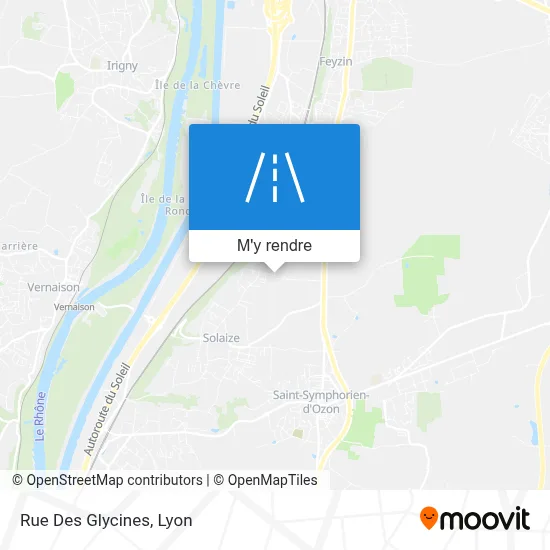 Rue Des Glycines plan