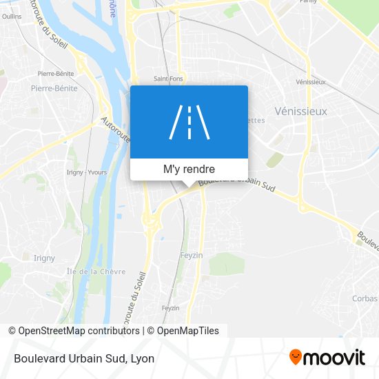 Boulevard Urbain Sud plan
