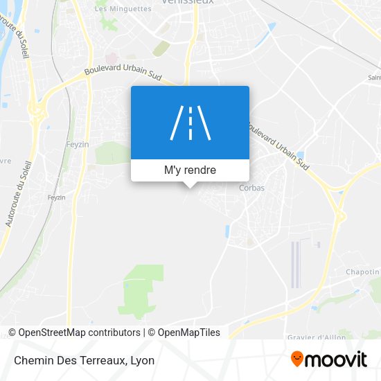 Chemin Des Terreaux plan