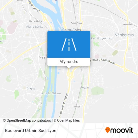 Boulevard Urbain Sud plan