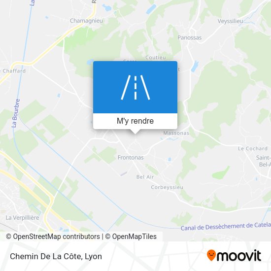 Chemin De La Côte plan