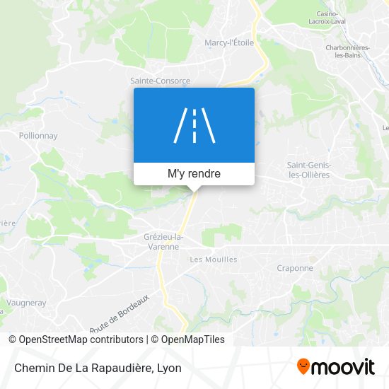 Chemin De La Rapaudière plan