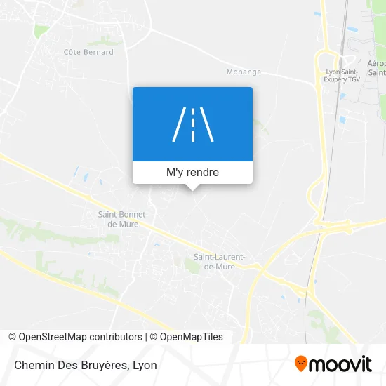Chemin Des Bruyères plan