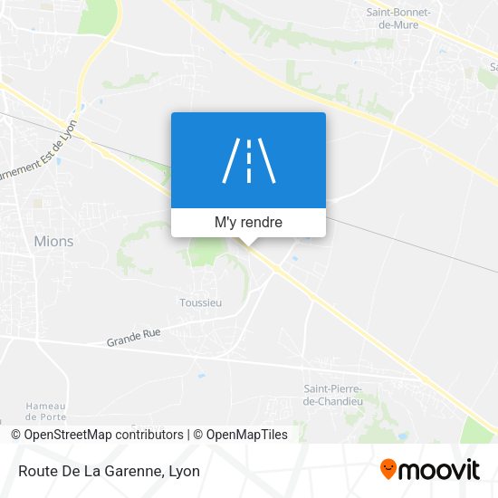 Route De La Garenne plan