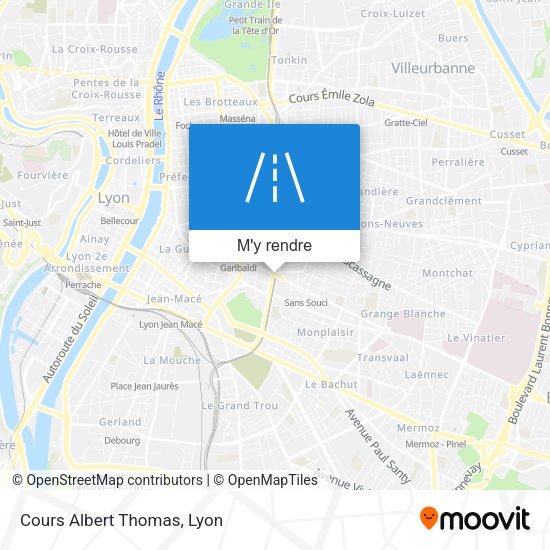 Cours Albert Thomas plan
