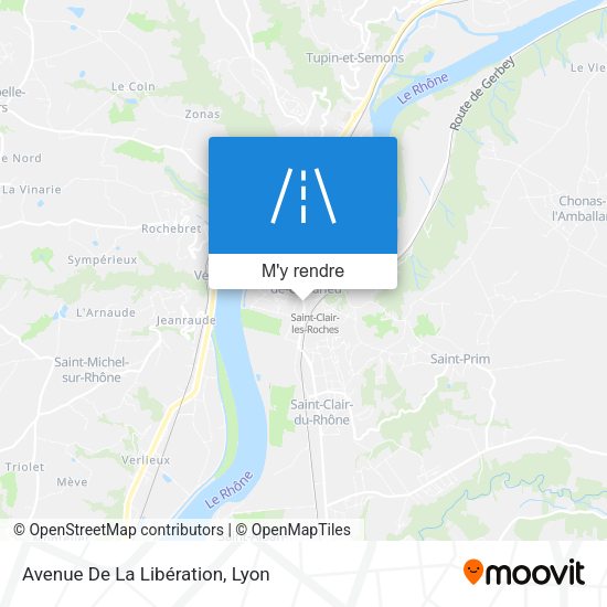 Avenue De La Libération plan