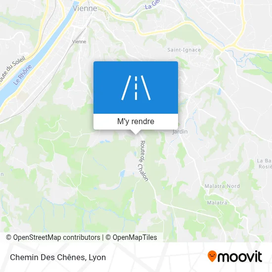 Chemin Des Chênes plan