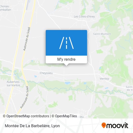 Montée De La Barbelière plan