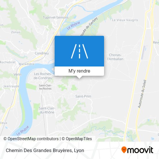 Chemin Des Grandes Bruyères plan