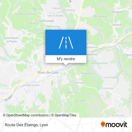 Route Des Étaings plan