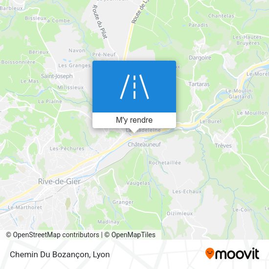 Chemin Du Bozançon plan