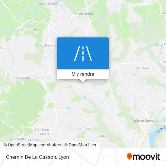 Chemin De La Casson plan
