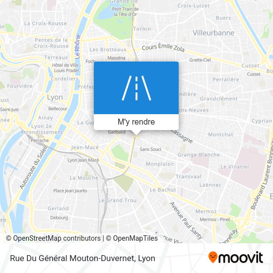 Rue Du Général Mouton-Duvernet plan