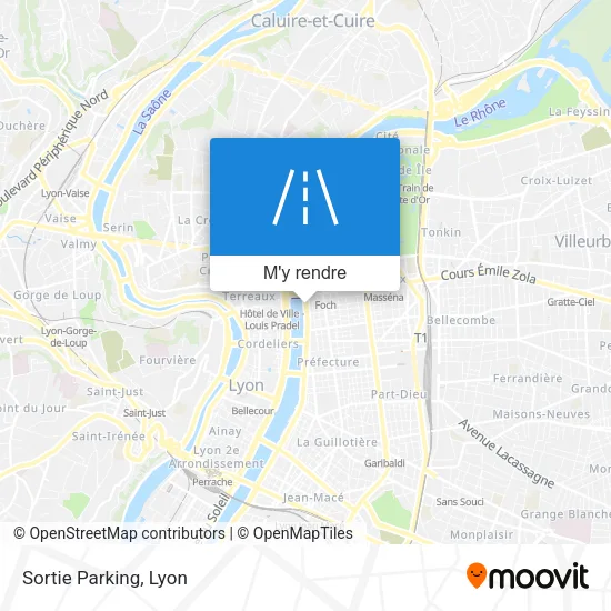 Sortie Parking plan