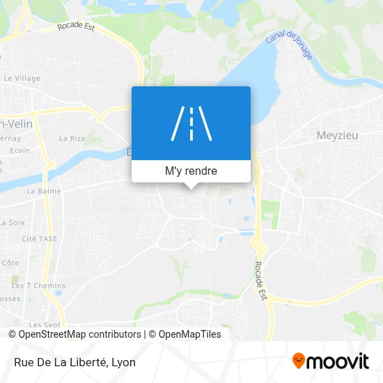 Rue De La Liberté plan