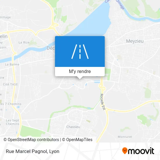 Rue Marcel Pagnol plan