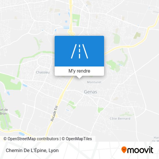 Chemin De L'Épine plan