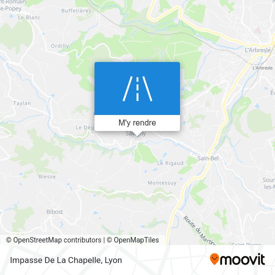 Impasse De La Chapelle plan