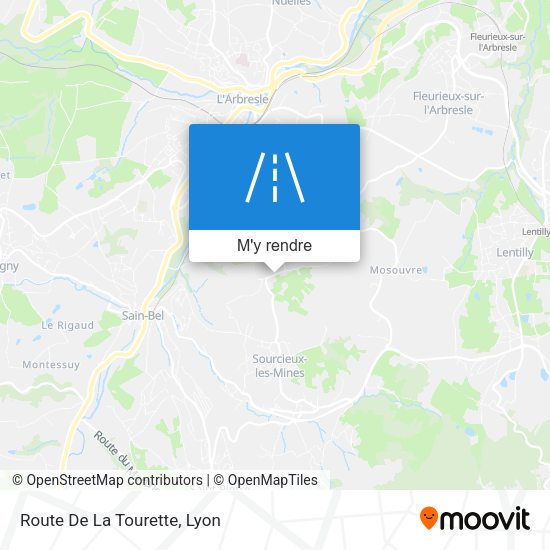 Route De La Tourette plan