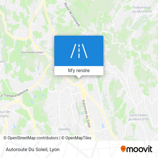 Autoroute Du Soleil plan