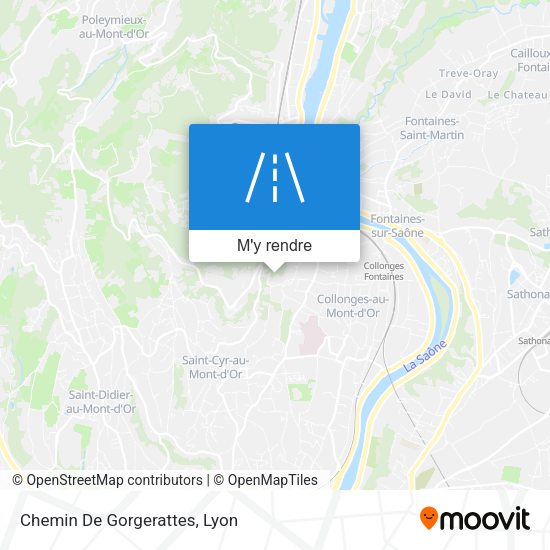 Chemin De Gorgerattes plan