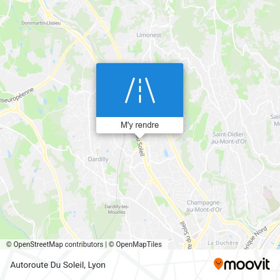 Autoroute Du Soleil plan