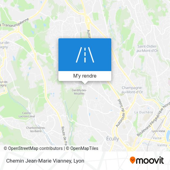 Chemin Jean-Marie Vianney plan