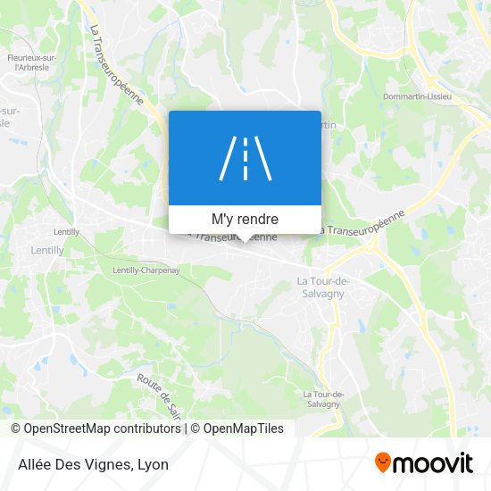 Allée Des Vignes plan
