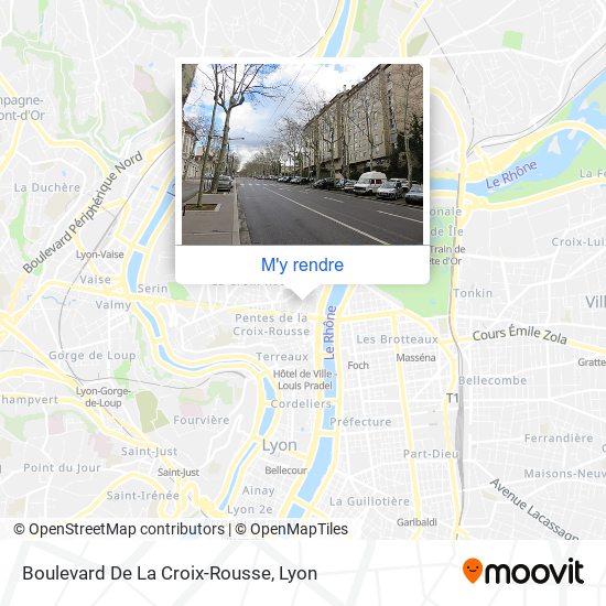 Boulevard De La Croix-Rousse plan