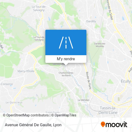 Avenue Général De Gaulle plan