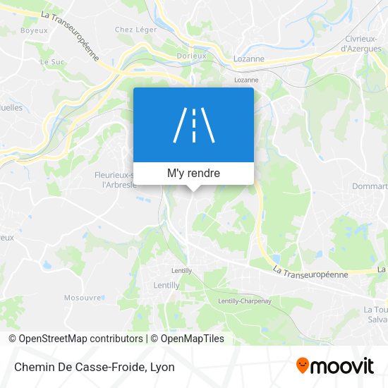 Chemin De Casse-Froide plan