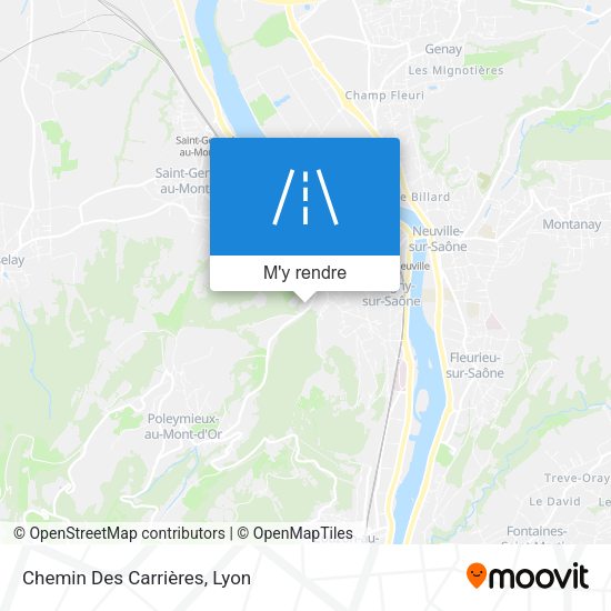 Chemin Des Carrières plan