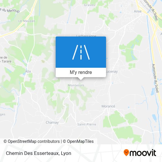 Chemin Des Esserteaux plan