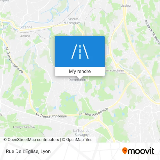 Rue De L'Église plan