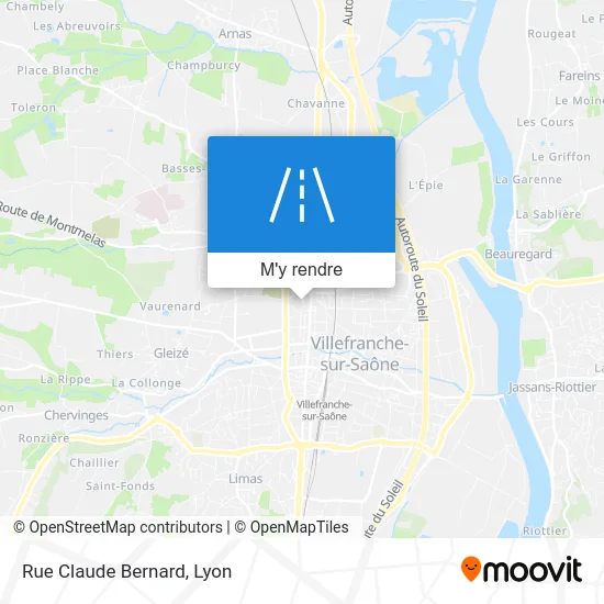 Rue Claude Bernard plan