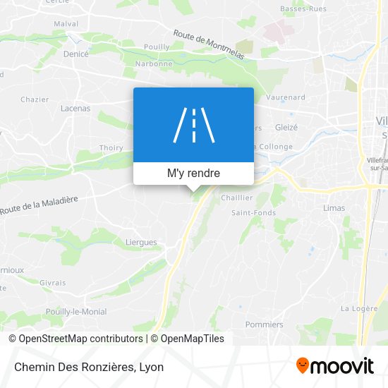 Chemin Des Ronzières plan