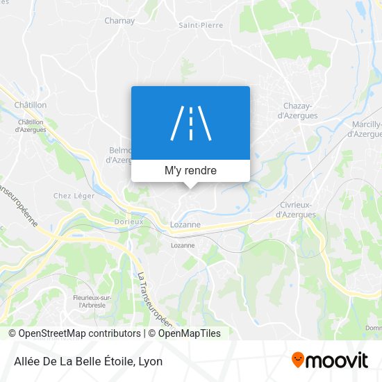 Allée De La Belle Étoile plan