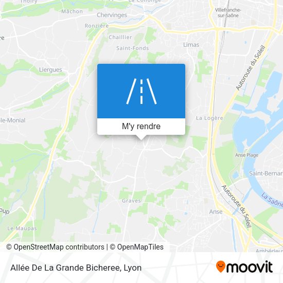 Allée De La Grande Bicheree plan
