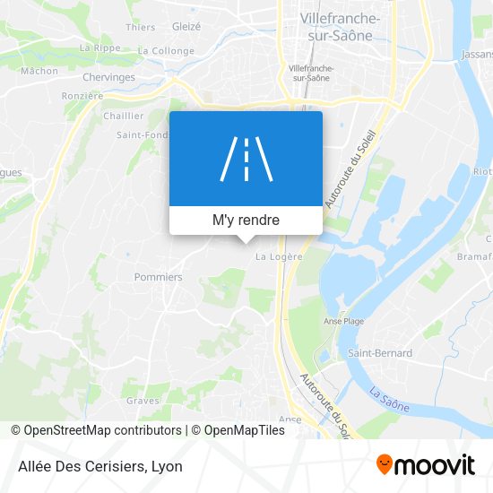Allée Des Cerisiers plan