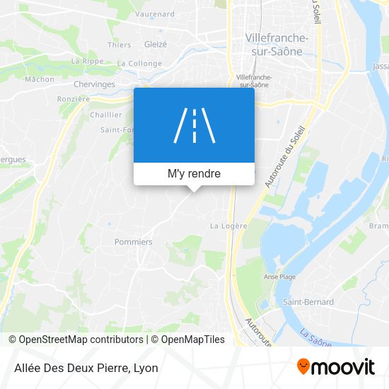 Allée Des Deux Pierre plan