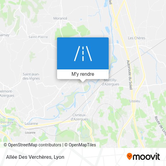Allée Des Verchères plan