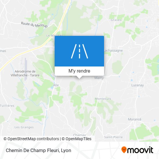 Chemin De Champ Fleuri plan