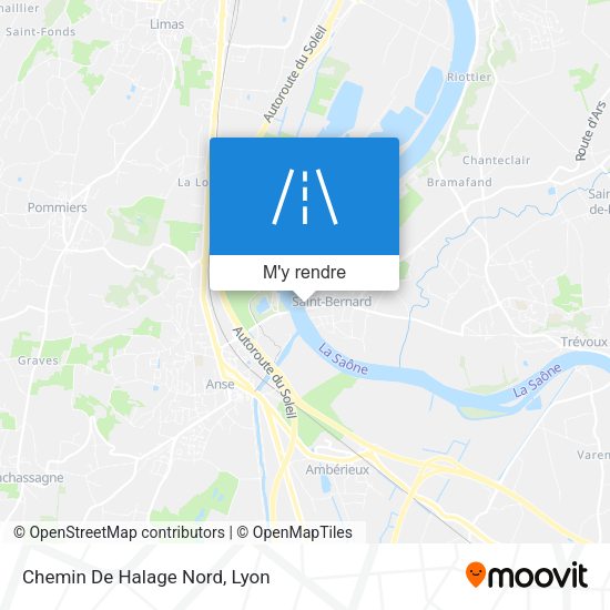Chemin De Halage Nord plan