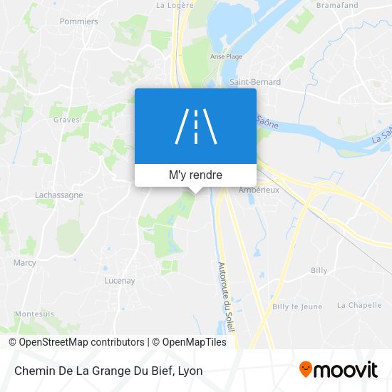 Chemin De La Grange Du Bief plan
