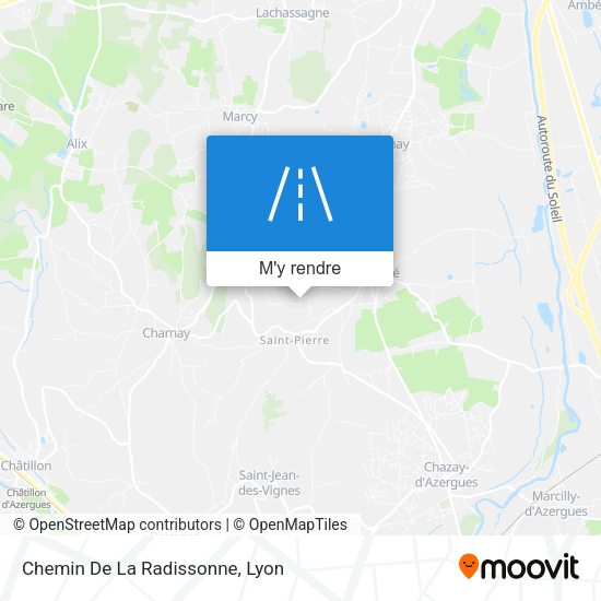 Chemin De La Radissonne plan